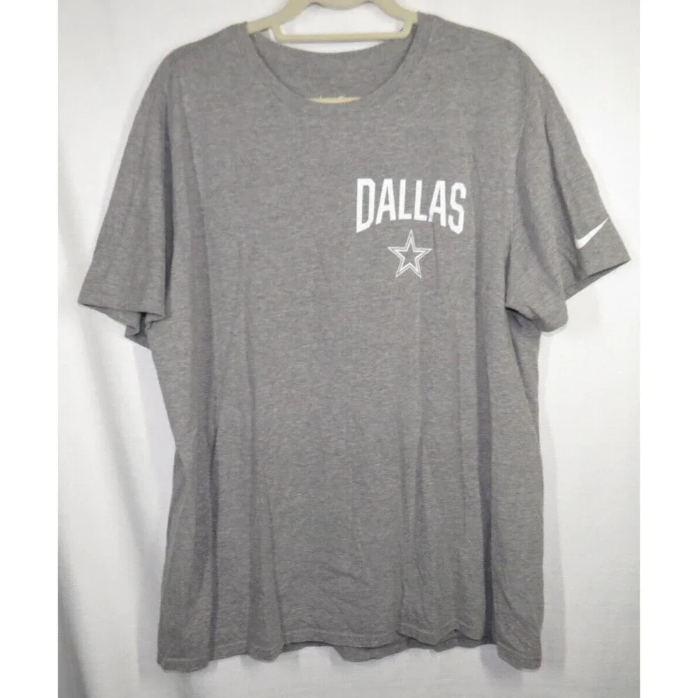 Nike Dallas Cowboys Athletic Cut Cotton Blend Tee Size XL